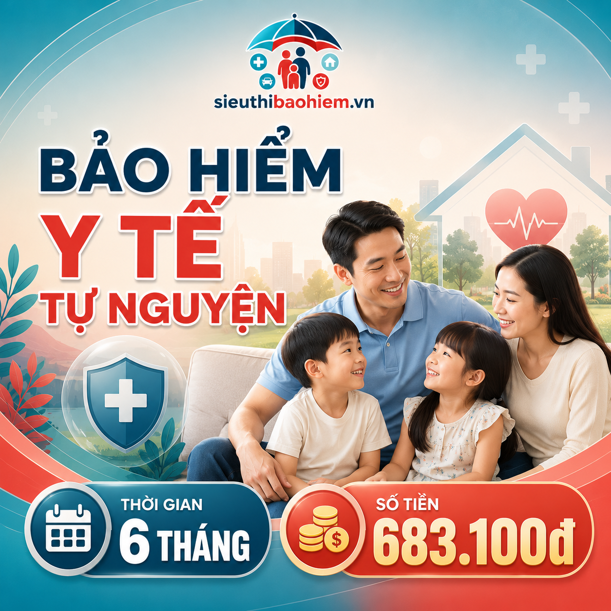Bảo hiểm y tế tự nguyện 6 tháng
