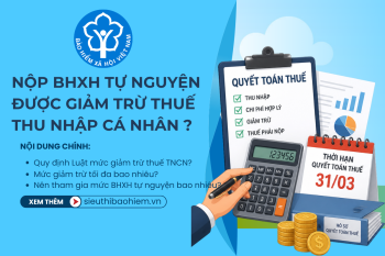 Đóng BHXH tự nguyện được trừ khi Quyết toán thuế TNCN như thế nào?