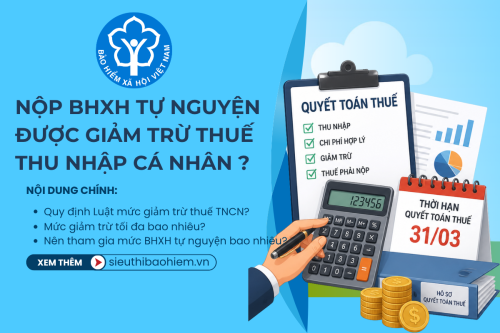 Đóng BHXH tự nguyện được trừ khi Quyết toán thuế TNCN như thế nào?