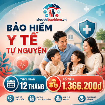 Bảo hiểm y tế tự nguyện 12 tháng